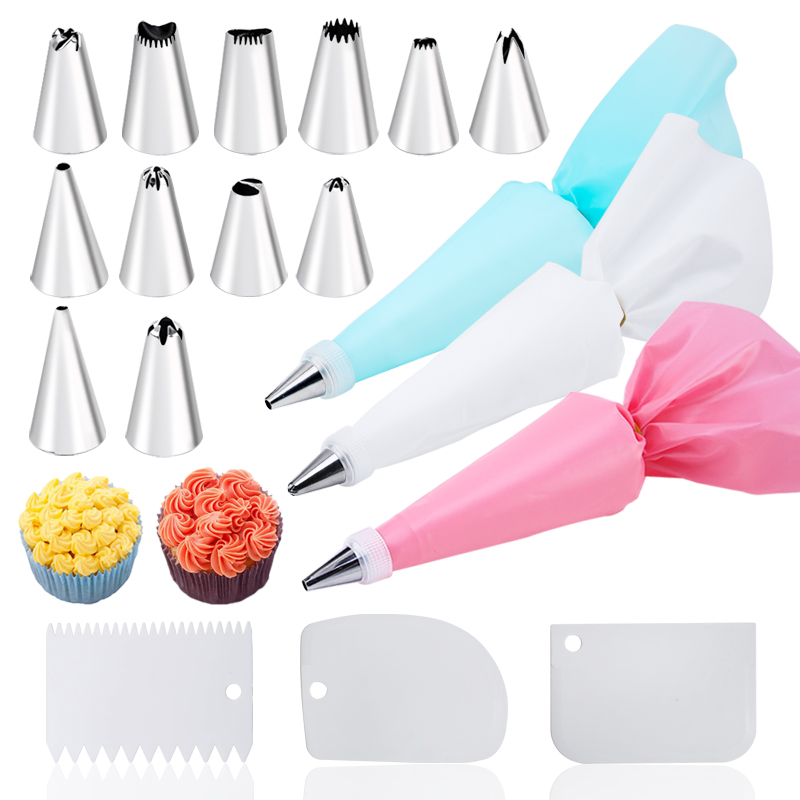 Kitchen Set Bakery - 6/14/26/29 pcs set Cream Nozzles Pastry