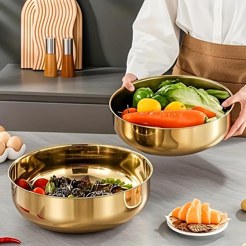 Commercial Kitchen For Baking - New Stainless Steel Mixing Bowl With