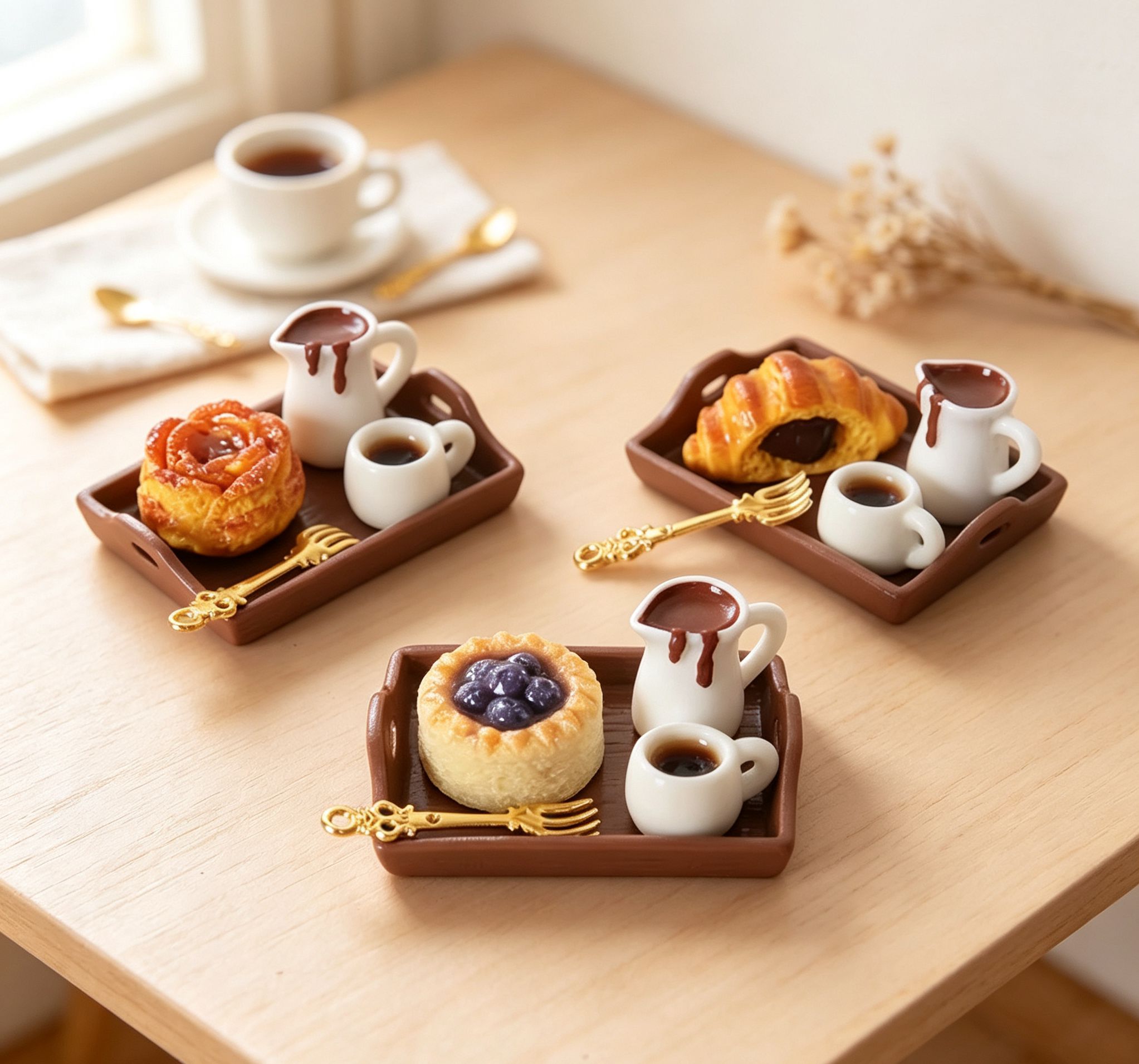 Kitchen Set Bakery - 1:12 Scale Miniature Afternoon Tea Set