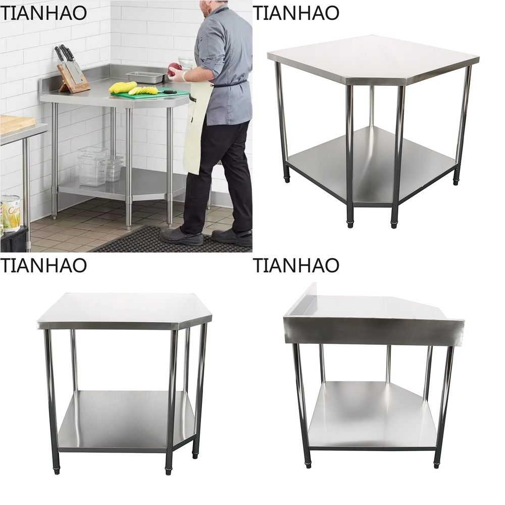 Kitchen Baking Station - Stainless Steel Commercial Workbench Restaurant Kitchen