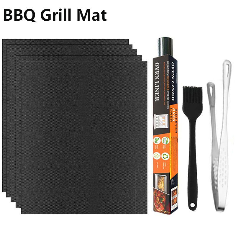 Super Kitchen Baking Mat - Non-Stick BBQ Grill Mat Set with