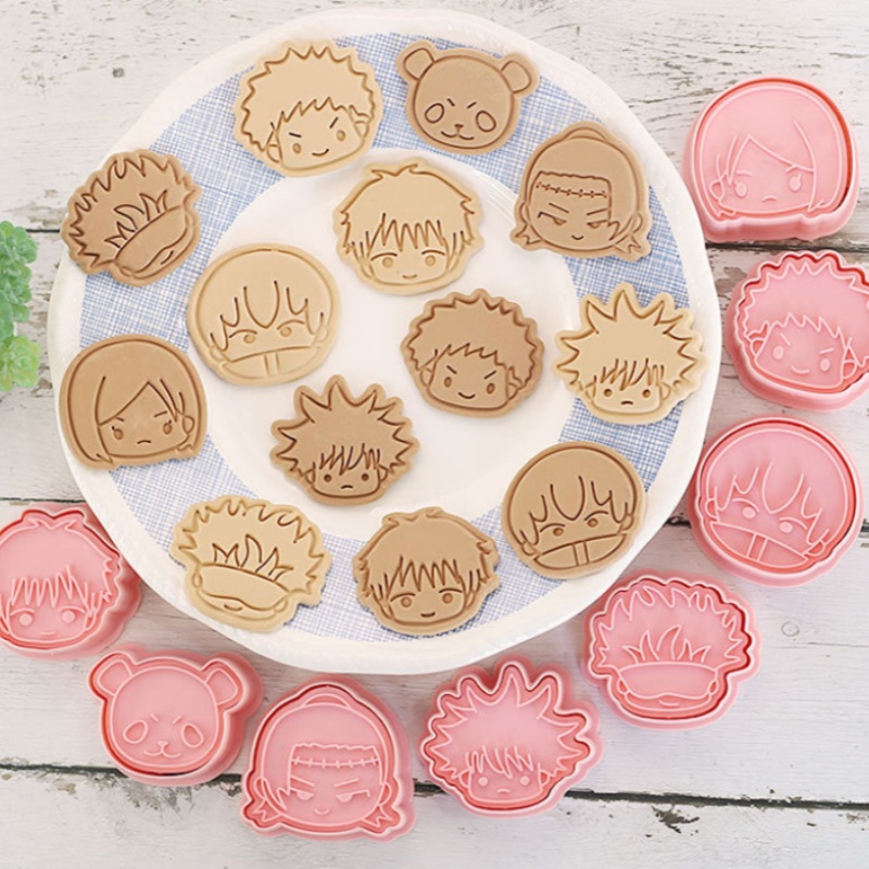 8pcs Jujutsu Kaisen Cake Cooki - Baking Kitchen Kids recension och pris