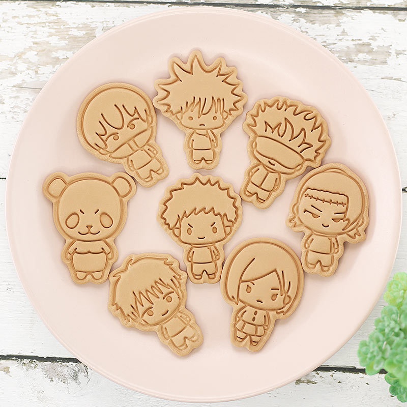 8pcs Jujutsu Kaisen Cake Cooki - Baking Kitchen Kids recension och pris