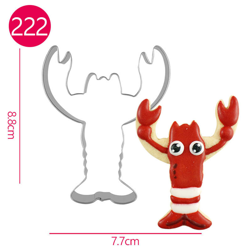 4pcs Lobster Shape Cookie Cutt - Kitchen Baking Cake recension och pris