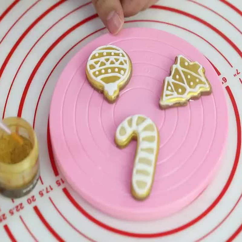 1pc Plastic Cake Plate Turntab - Kitchen Baking Table recension och pris