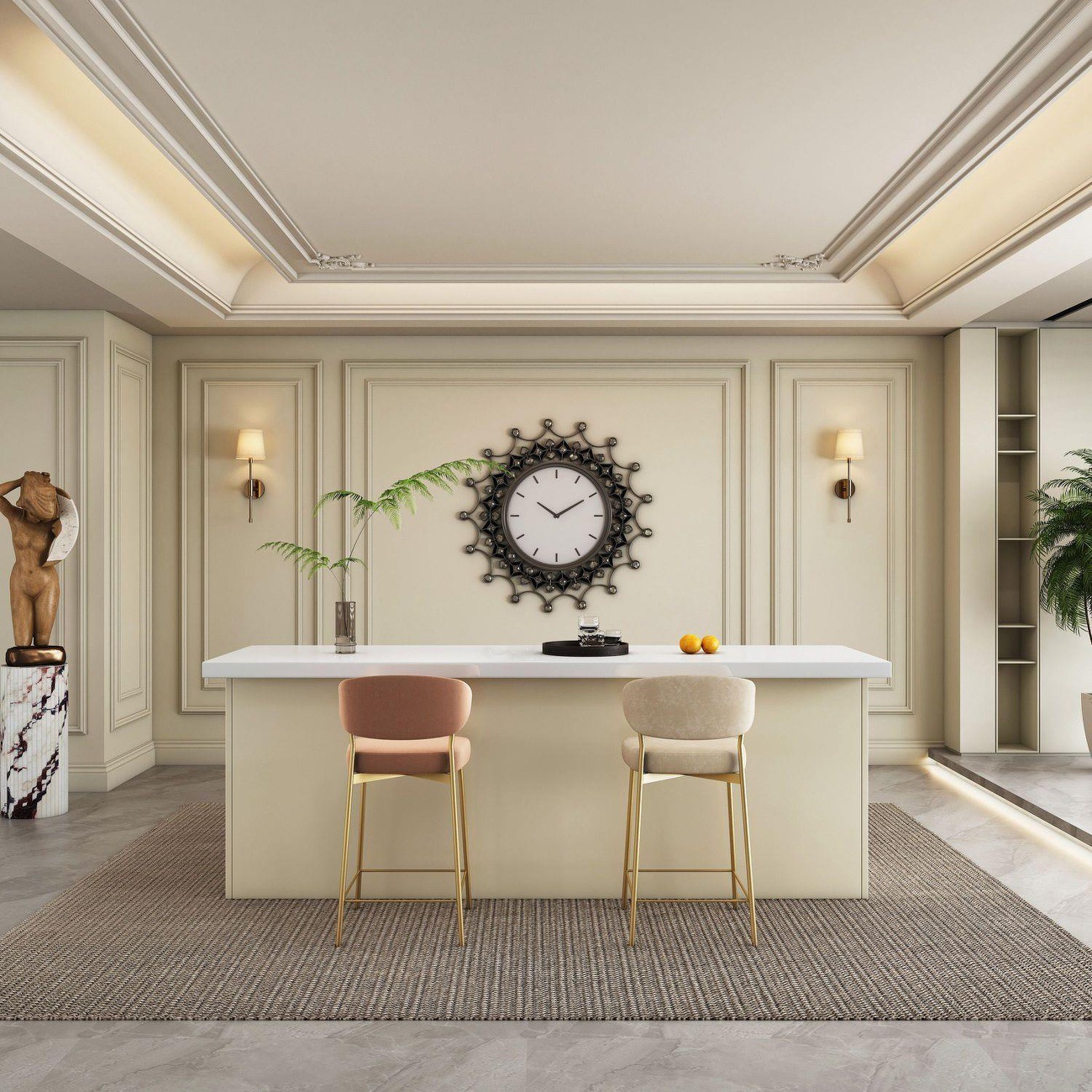 Modern light luxury bar, home  - Kitchen Baking Counter recension och pris