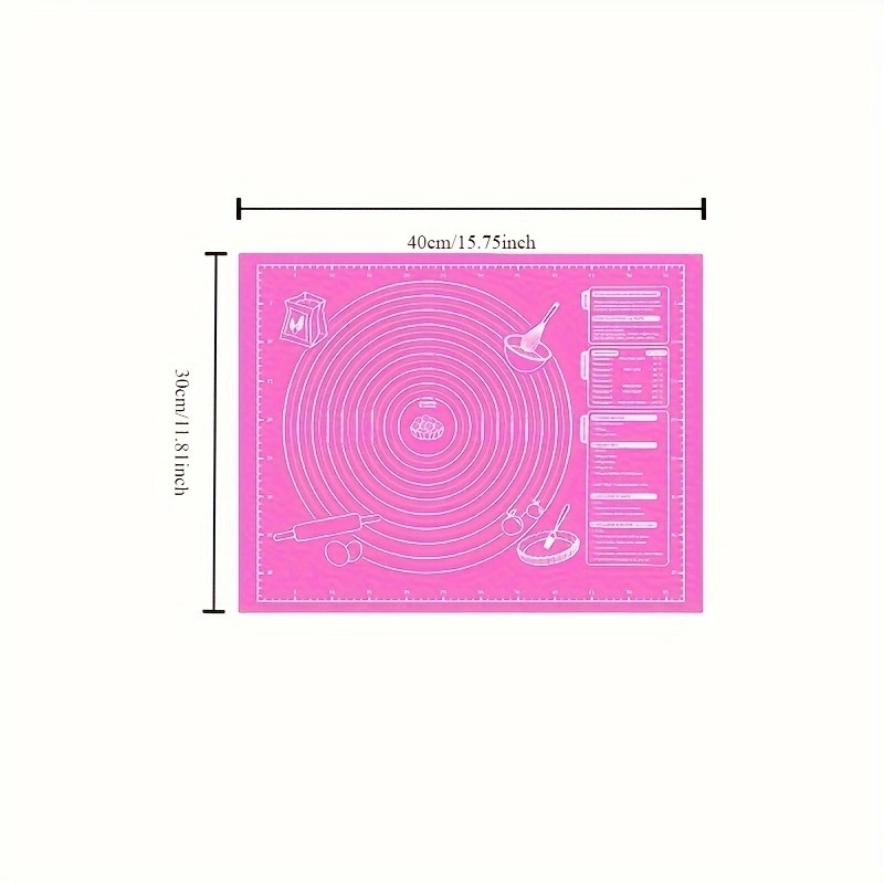 Silicone Baking Mat with Measu - Kitchen Baking Counter recension och pris