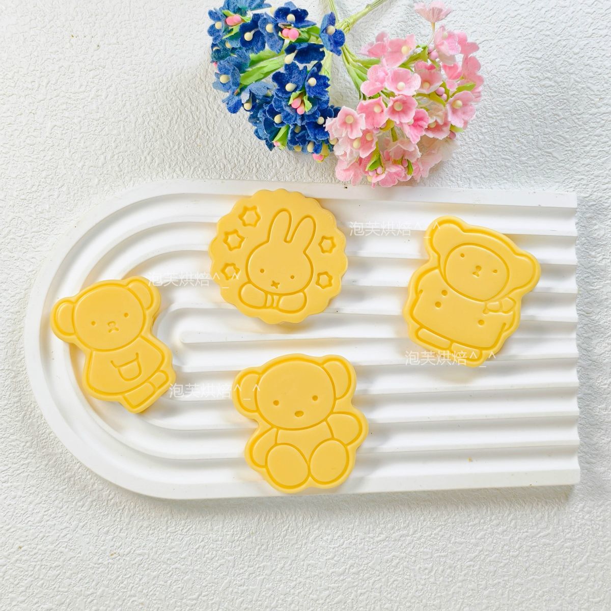 Cute 3D Press Cookie Mold with - Baking Kitchen Kids recension och pris