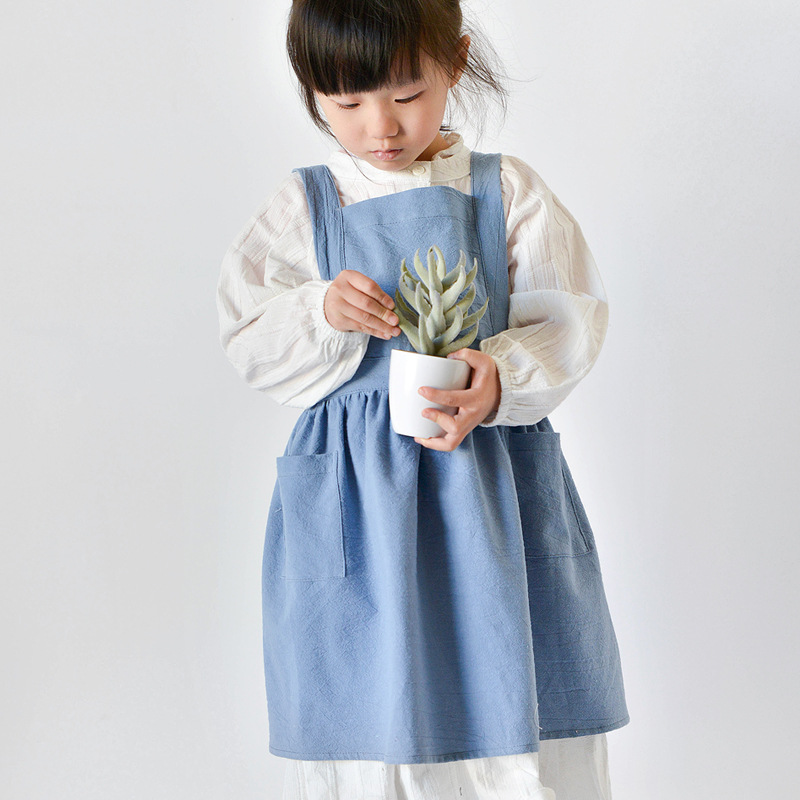 Kids Cotton Apron Dress Parent - Baking Kitchen Kids recension och pris