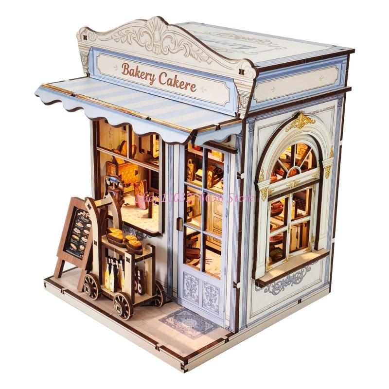 R6FD Wooden Mini Bakery Buildi - Kitchen Set Bakery recension och pris