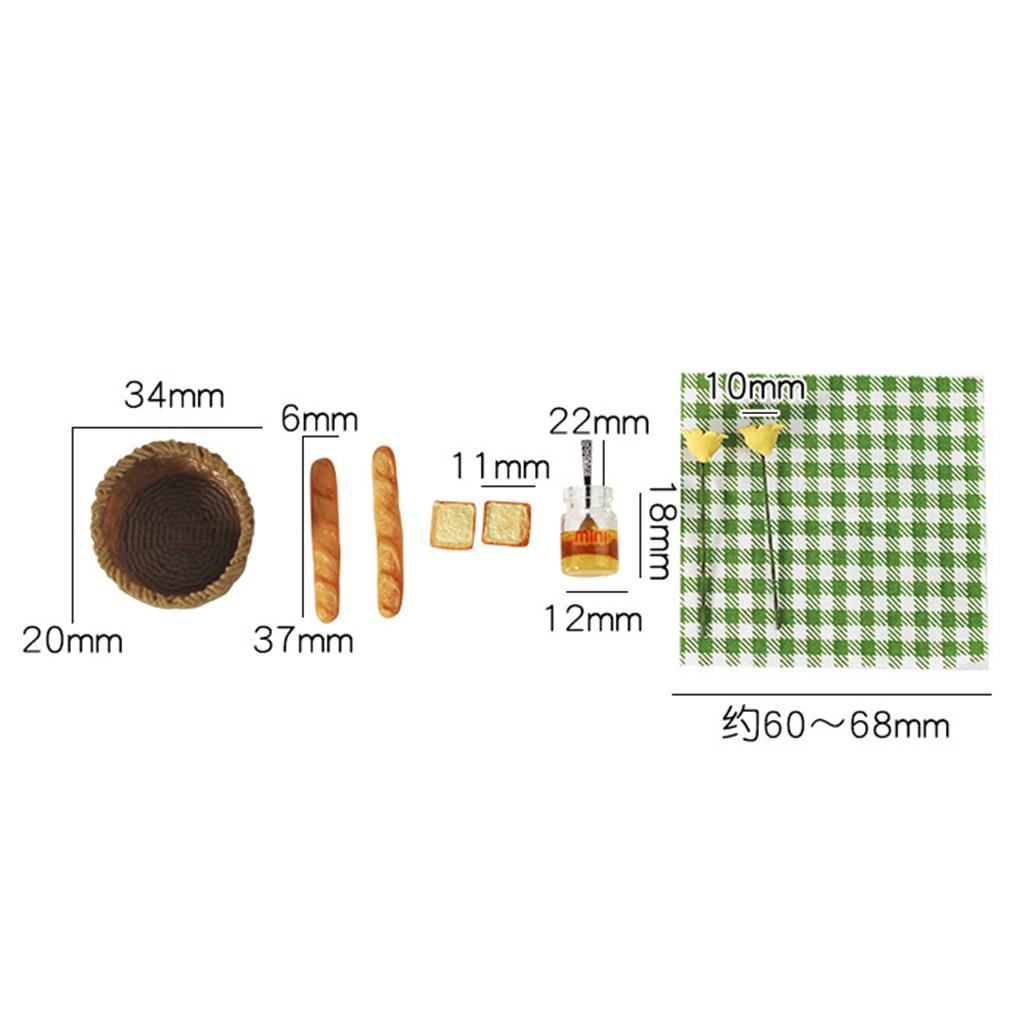 1 12 Scale Mini Food Dollhouse - Kitchen Set Bakery recension och pris