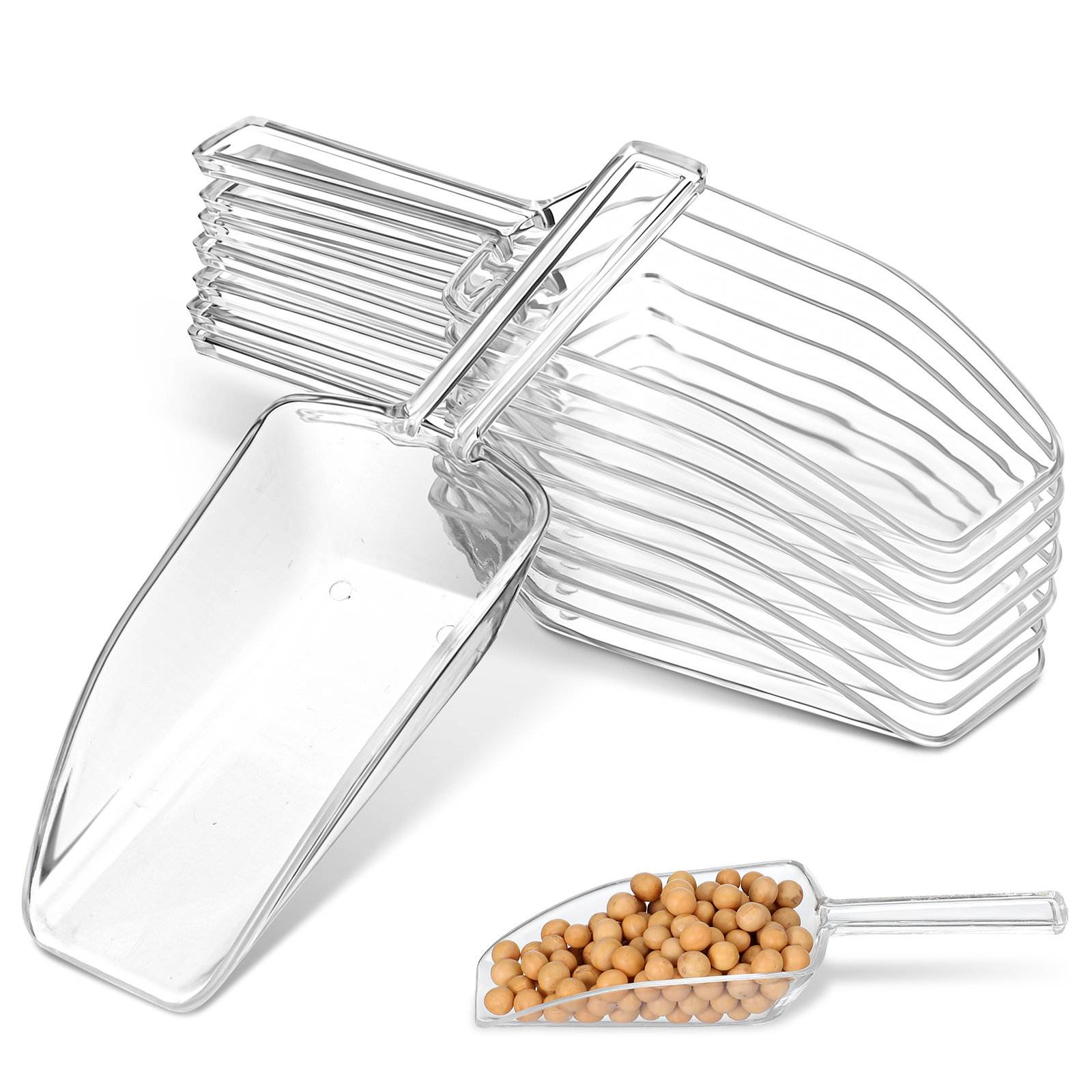 8Pcs Compact Clear Acrylic Min - Kitchen Baking Station recension och pris