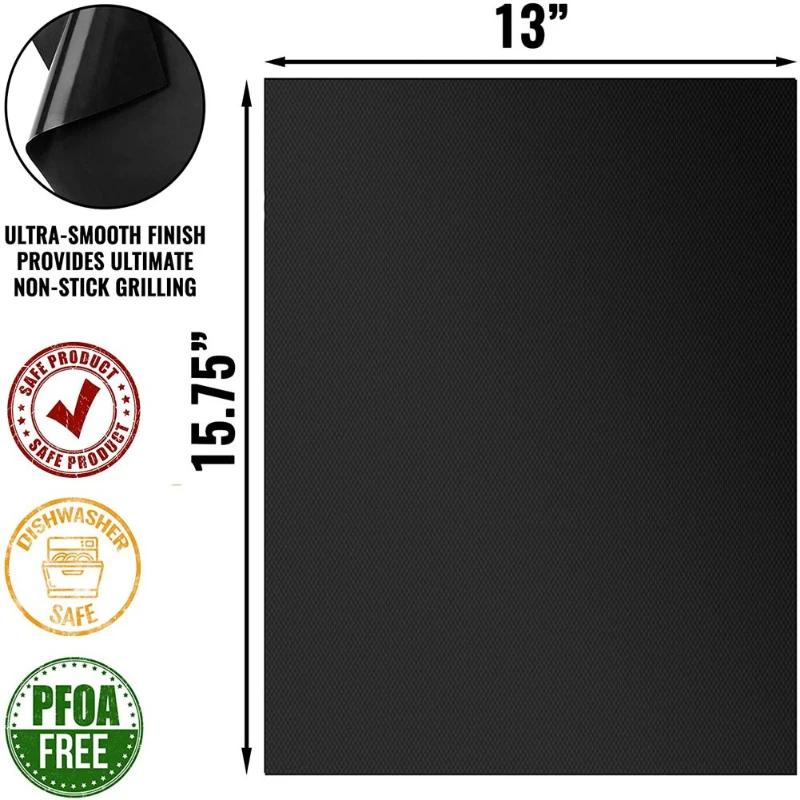 5Pcs Boxed 33X40X0.2mm BBQ Bar - Super Kitchen Baking Mat recension och pris
