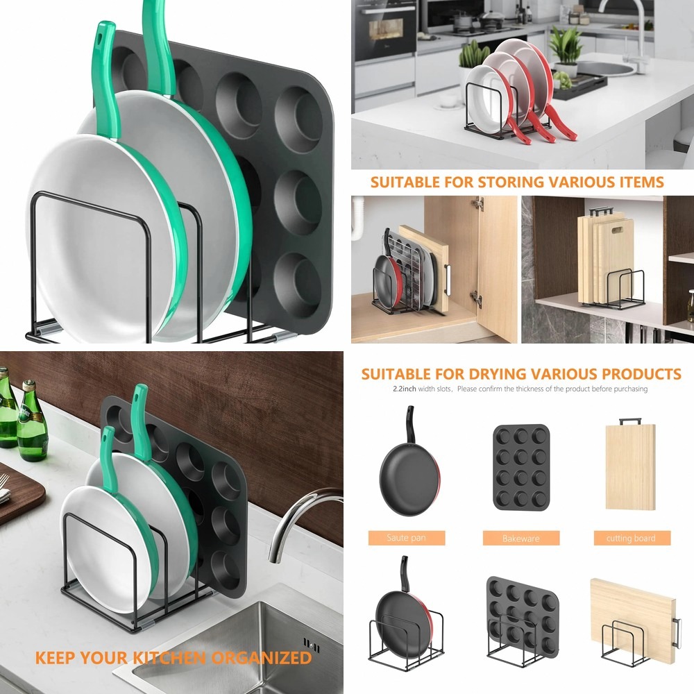 Pan Organizer for Kitchen Cabi - Kitchen Cabinet Baking Organizer recension och pris