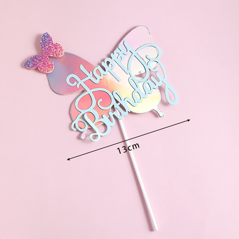 Butterfly Cake Decoration Rain - Kitchen Baking Table recension och pris