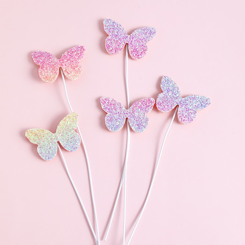 Butterfly Cake Decoration Rain - Kitchen Baking Table recension och pris