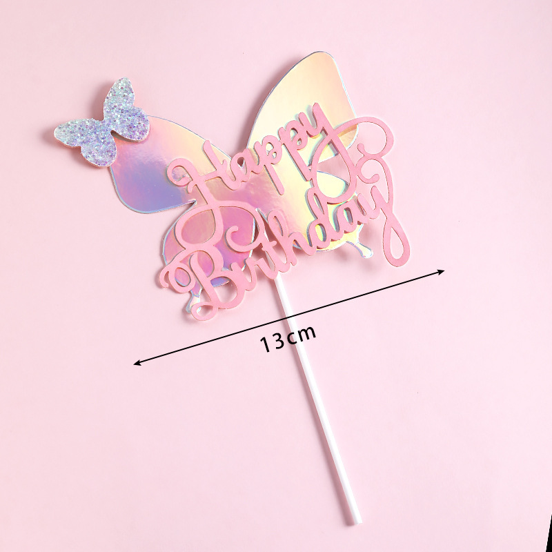 Butterfly Cake Decoration Rain - Kitchen Baking Table recension och pris