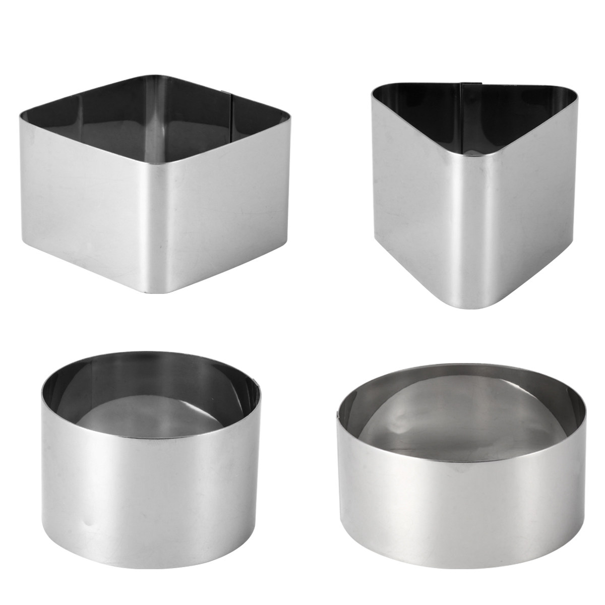 4Pcs Eco-Friendly Stainless St - Kitchen Baking Cake recension och pris