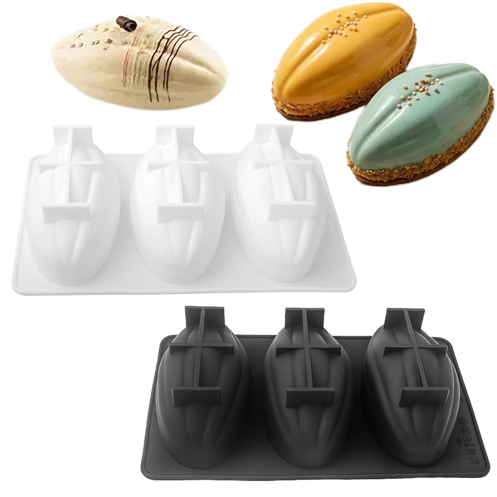 3 or 6-Cell Cocoa Pod Design S - Kitchen Baking Cake recension och pris