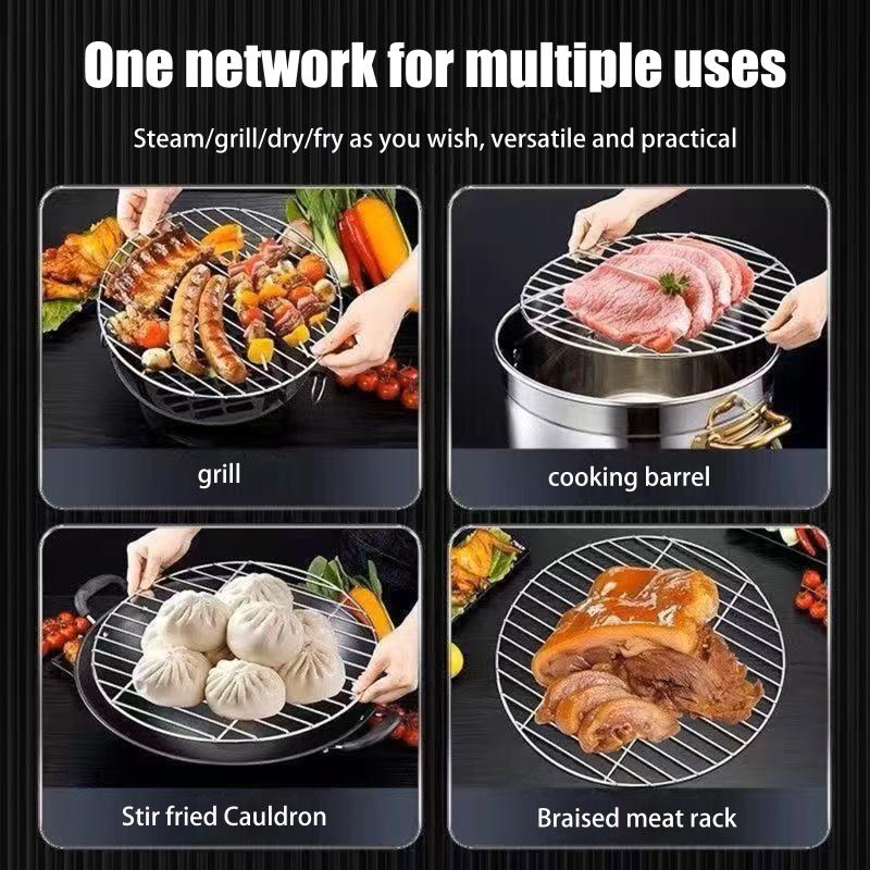 1Pc Stainless Steel Round BBQ  - Super Kitchen Baking Mat recension och pris