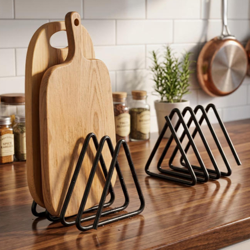 Triangular Cutting Board Stora - Kitchen Cabinet Baking Organizer recension och pris