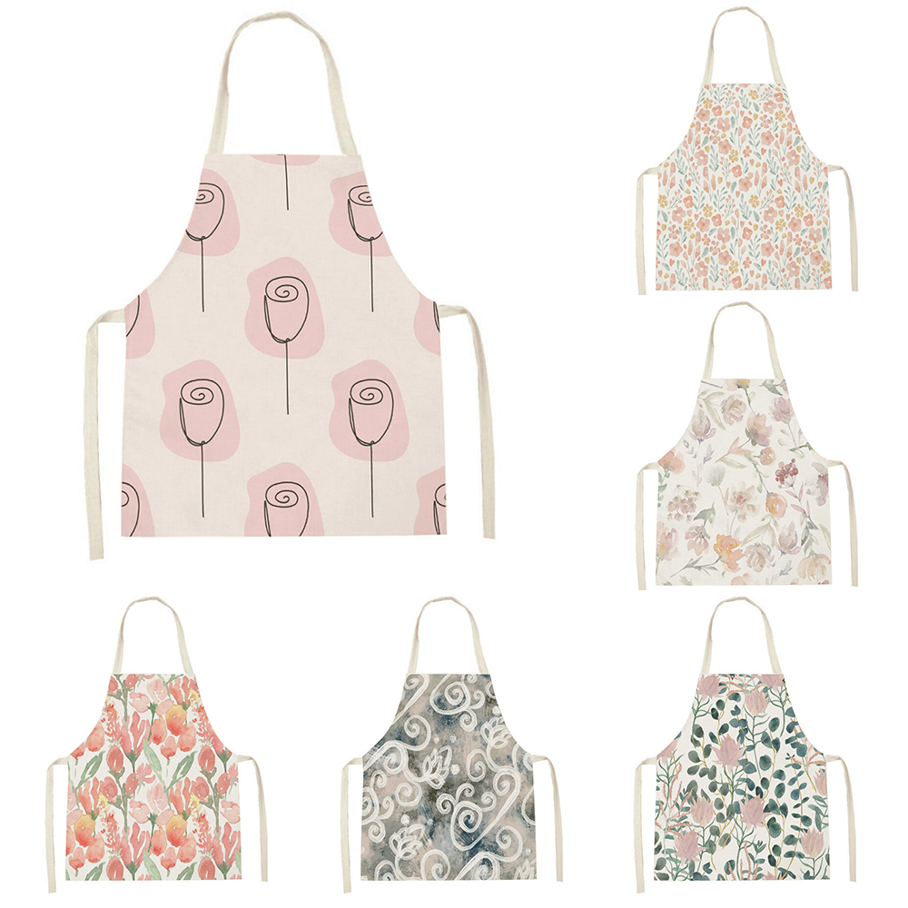Pink tulip kitchen apron Clean - Baking Kitchen Kids recension och pris