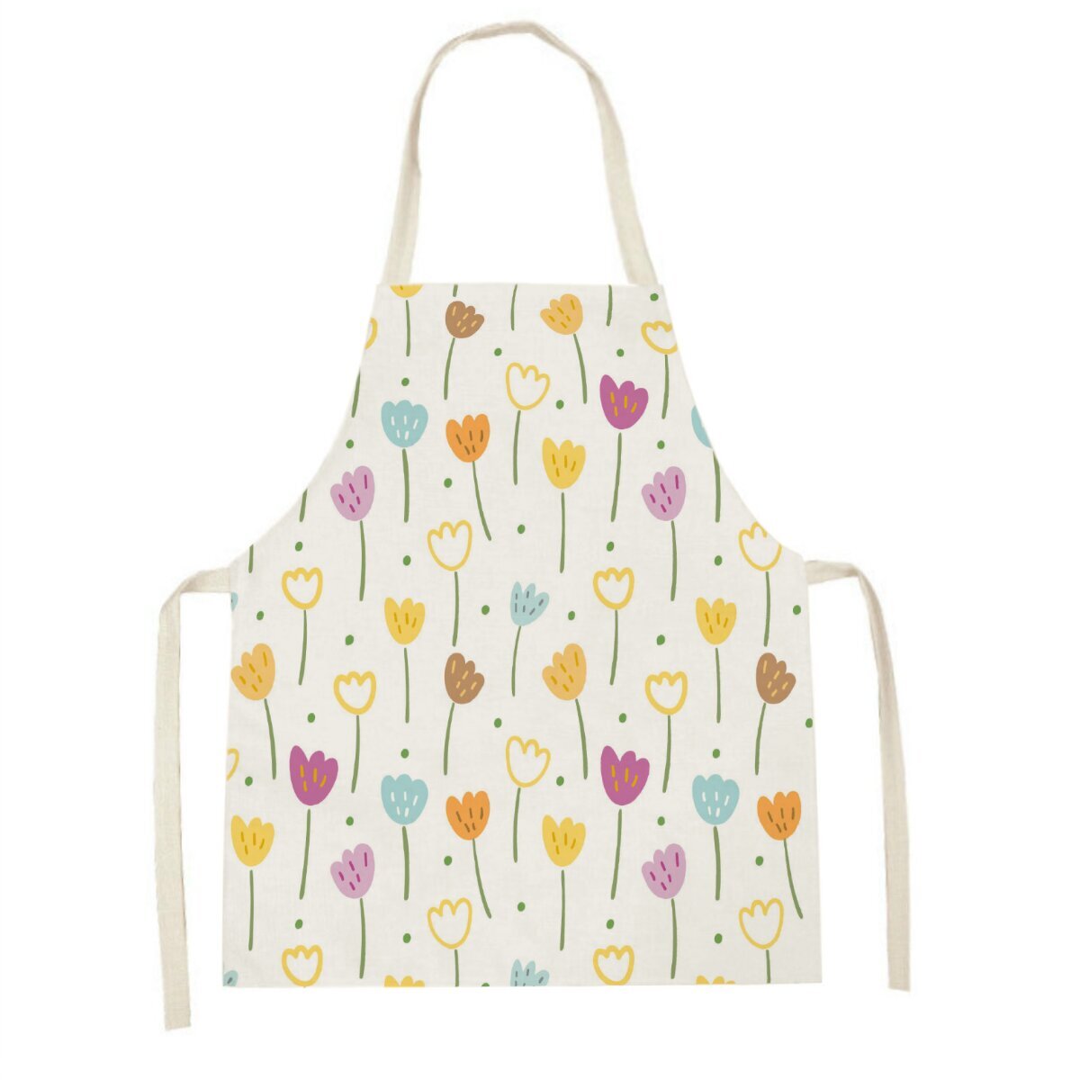 Pink tulip kitchen apron Clean - Baking Kitchen Kids recension och pris