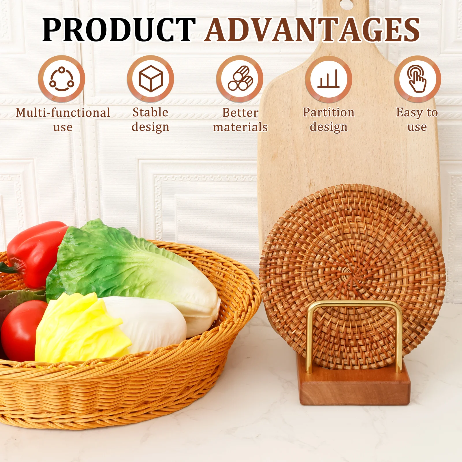 Pot Lid Rack Cutting Board Org - Kitchen Cabinet Baking Organizer recension och pris