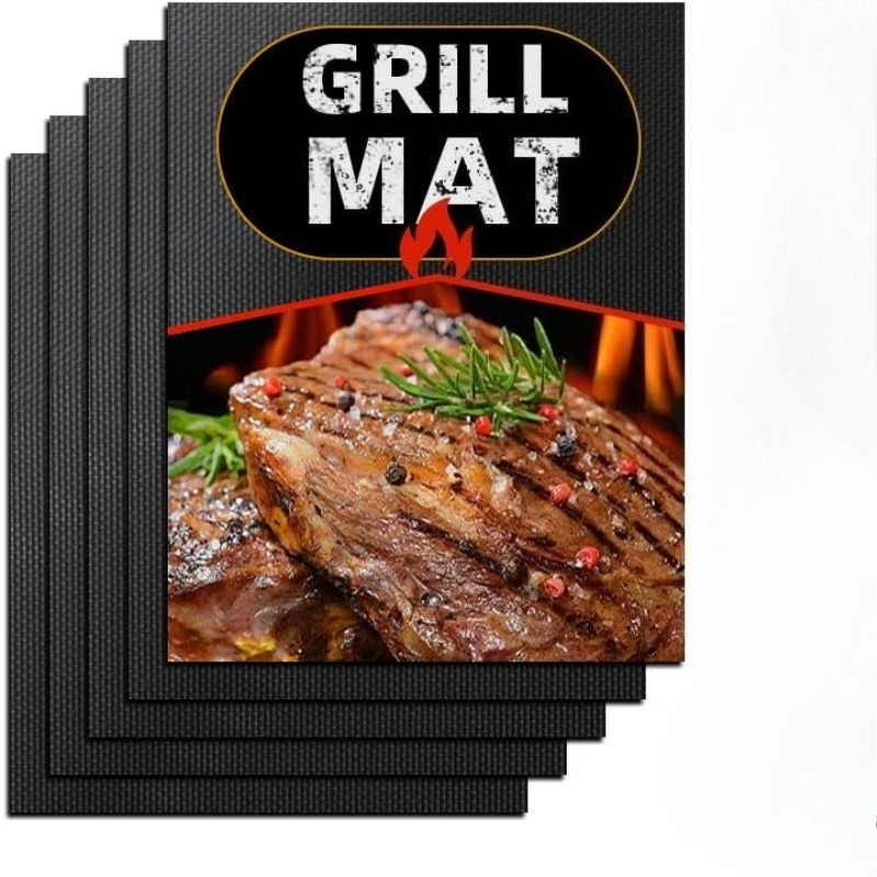 5 pcs Teflon Grilling Mat Non  - Super Kitchen Baking Mat recension och pris