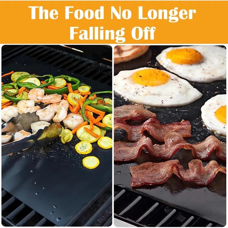 5 pcs Teflon Grilling Mat Non  - Super Kitchen Baking Mat recension och pris
