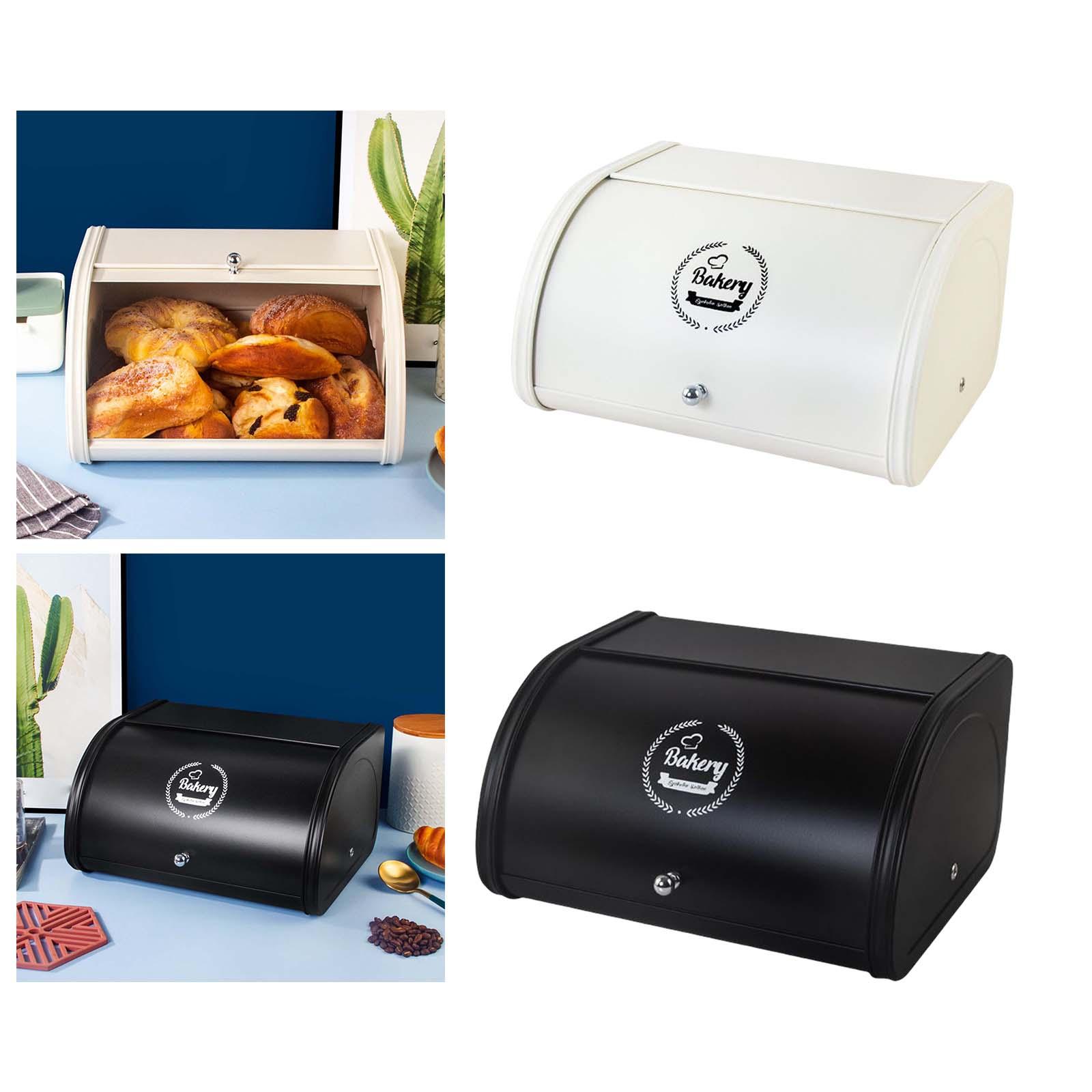Metal Bread Box Bin Organizati - Kitchen Baking Counter recension och pris
