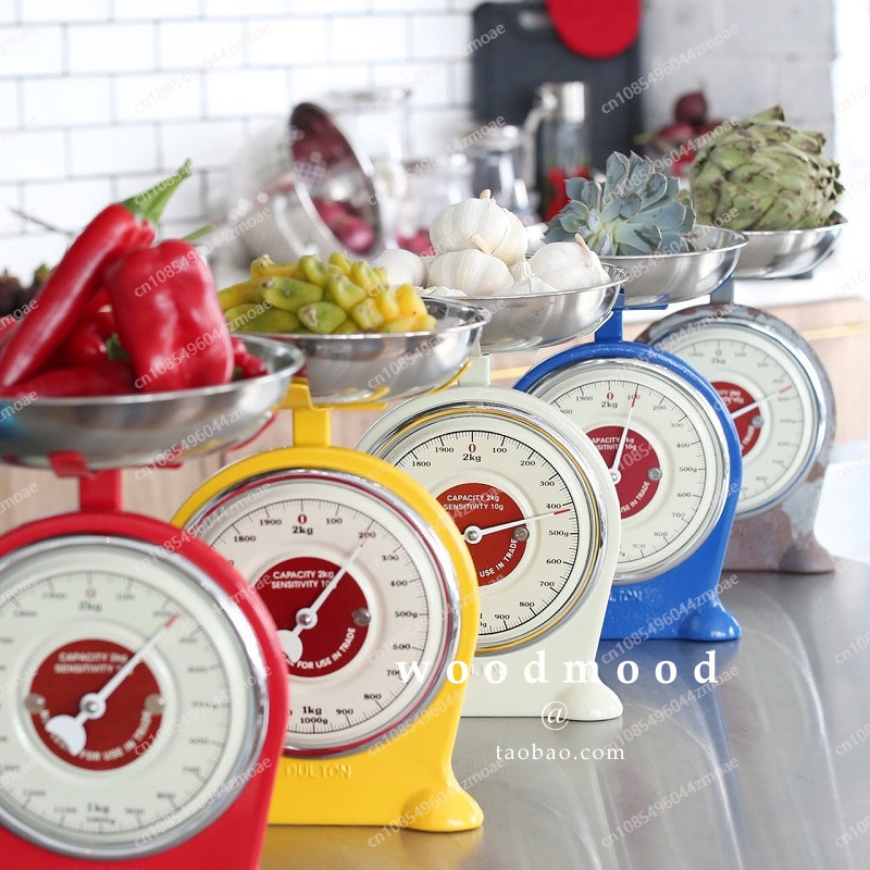 Retro metal table scale 2KG 🥰  - Kitchen Baking Table recension och pris