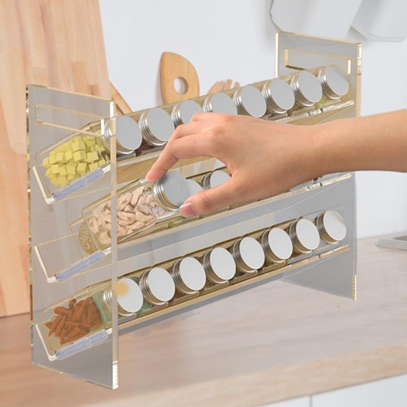 Acrylic Spice Rack Dessert She - Kitchen Cabinet Baking Organizer recension och pris