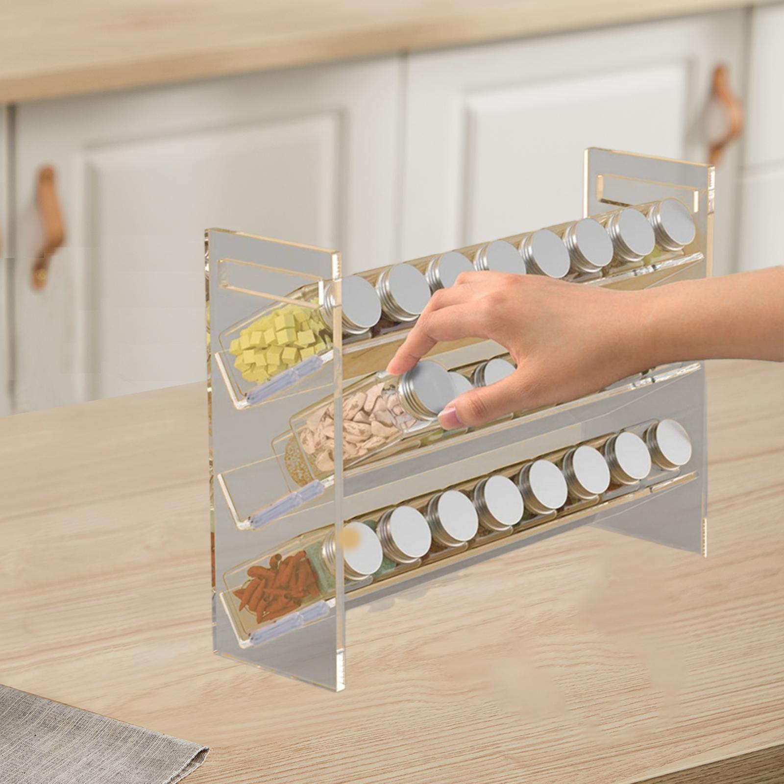 Acrylic Spice Rack Dessert She - Kitchen Cabinet Baking Organizer recension och pris