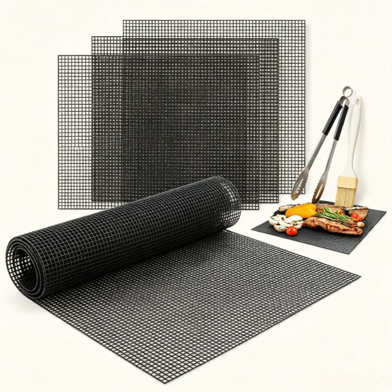 Grill Mesh Mat Set of 5, Reusa - Super Kitchen Baking Mat recension och pris