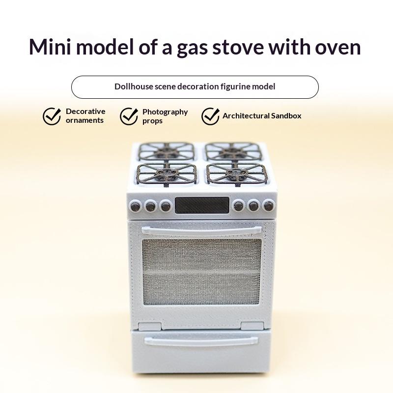1/12 Miniature Gas Stove With  - Kitchen Baking Table recension och pris