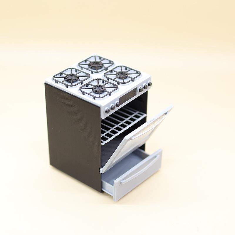 1/12 Miniature Gas Stove With  - Kitchen Baking Table recension och pris