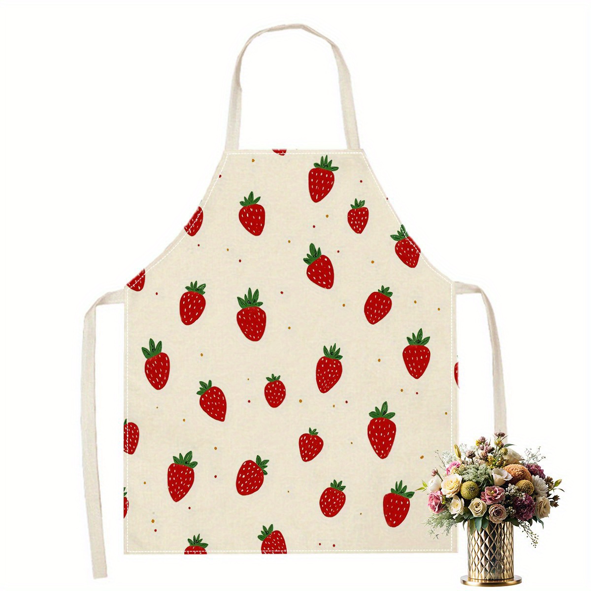 1pc Strawberry Apron Fruit Pat - Baking Kitchen Kids recension och pris