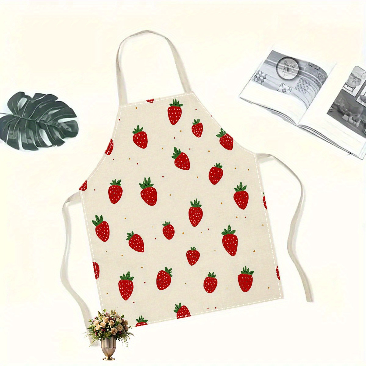 1pc Strawberry Apron Fruit Pat - Baking Kitchen Kids recension och pris
