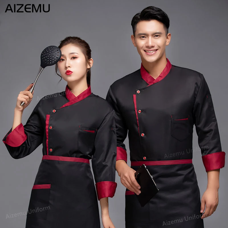 Man Restaurant Chef Jacket Lon - Kitchen Set Bakery recension och pris