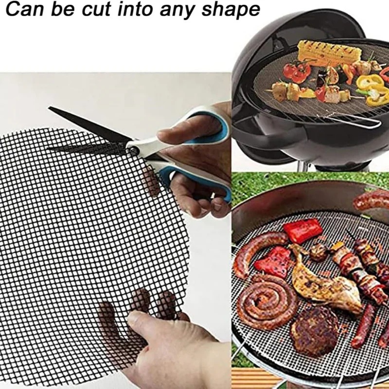 1PC Non-stick BBQ Grill Mesh M - Super Kitchen Baking Mat recension och pris