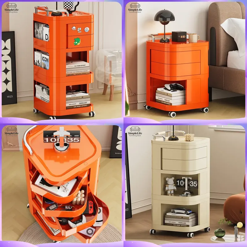 Kitchen Cart with Wheels Rolli - Kitchen Baking Station recension och pris