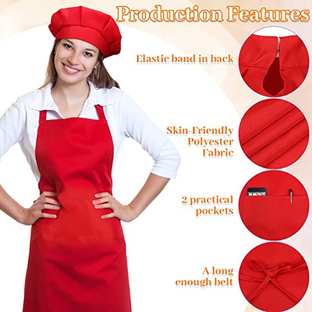 Children Chef Apron Front Pock - Baking Kitchen Kids recension och pris