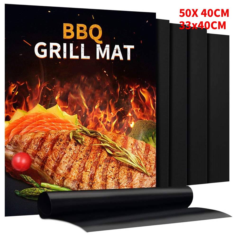 1-10PCS BBQ Grill Mat Non-stic - Super Kitchen Baking Mat recension och pris