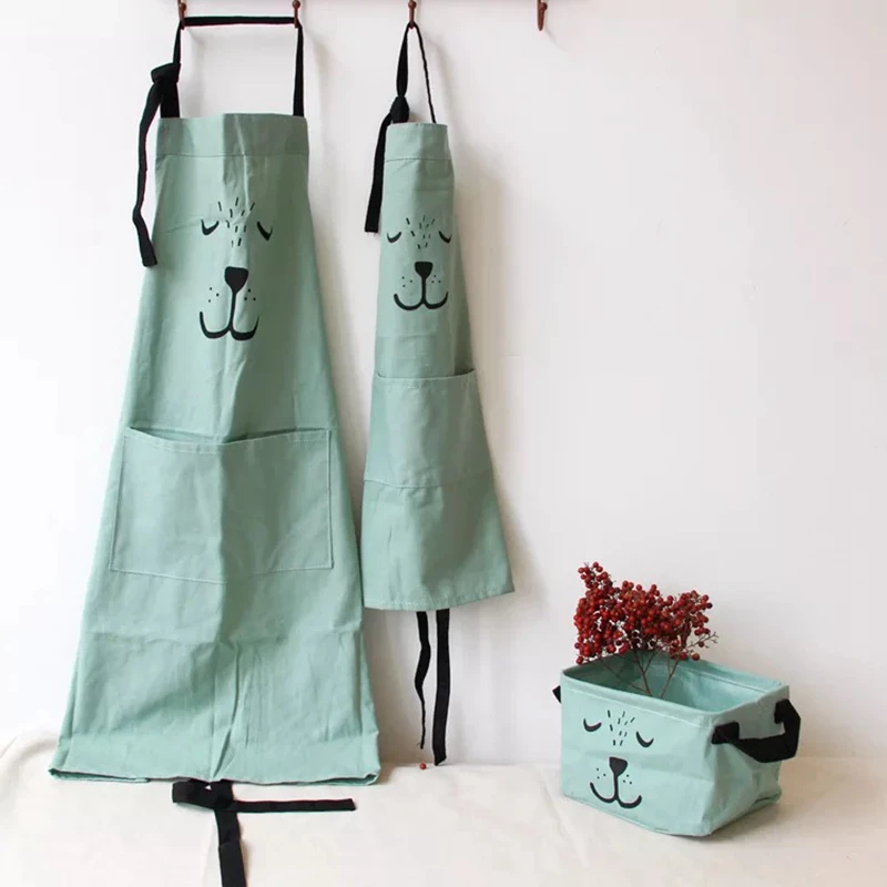 Cartoon Bear Kids Adult Aprons - Baking Kitchen Kids recension och pris