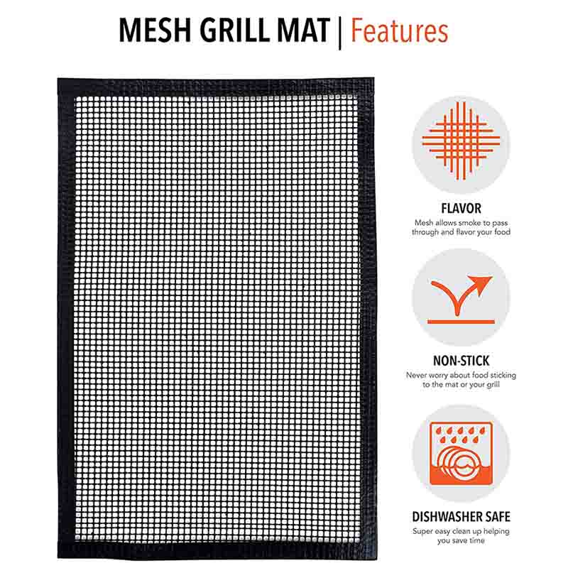 YOMEEI BBQ Grill Cover Mat Pad - Super Kitchen Baking Mat recension och pris