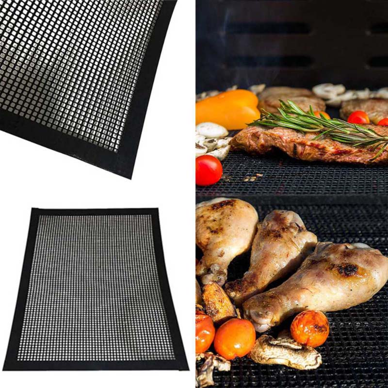 YOMEEI BBQ Grill Cover Mat Pad - Super Kitchen Baking Mat recension och pris