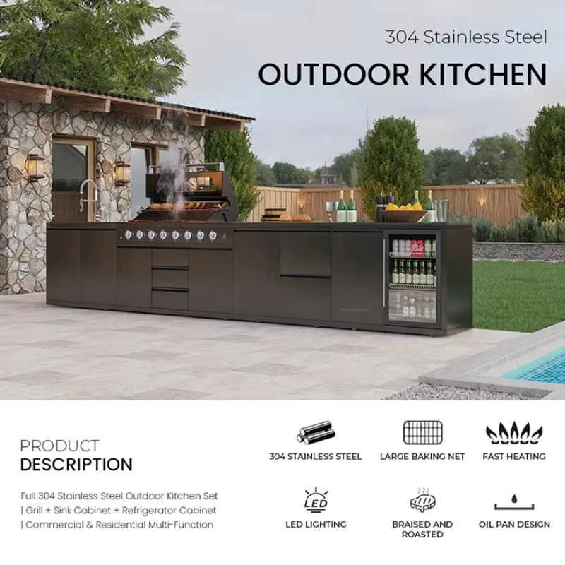 Outdoor Kitchen BBQ Station 30 - Kitchen Baking Station recension och pris