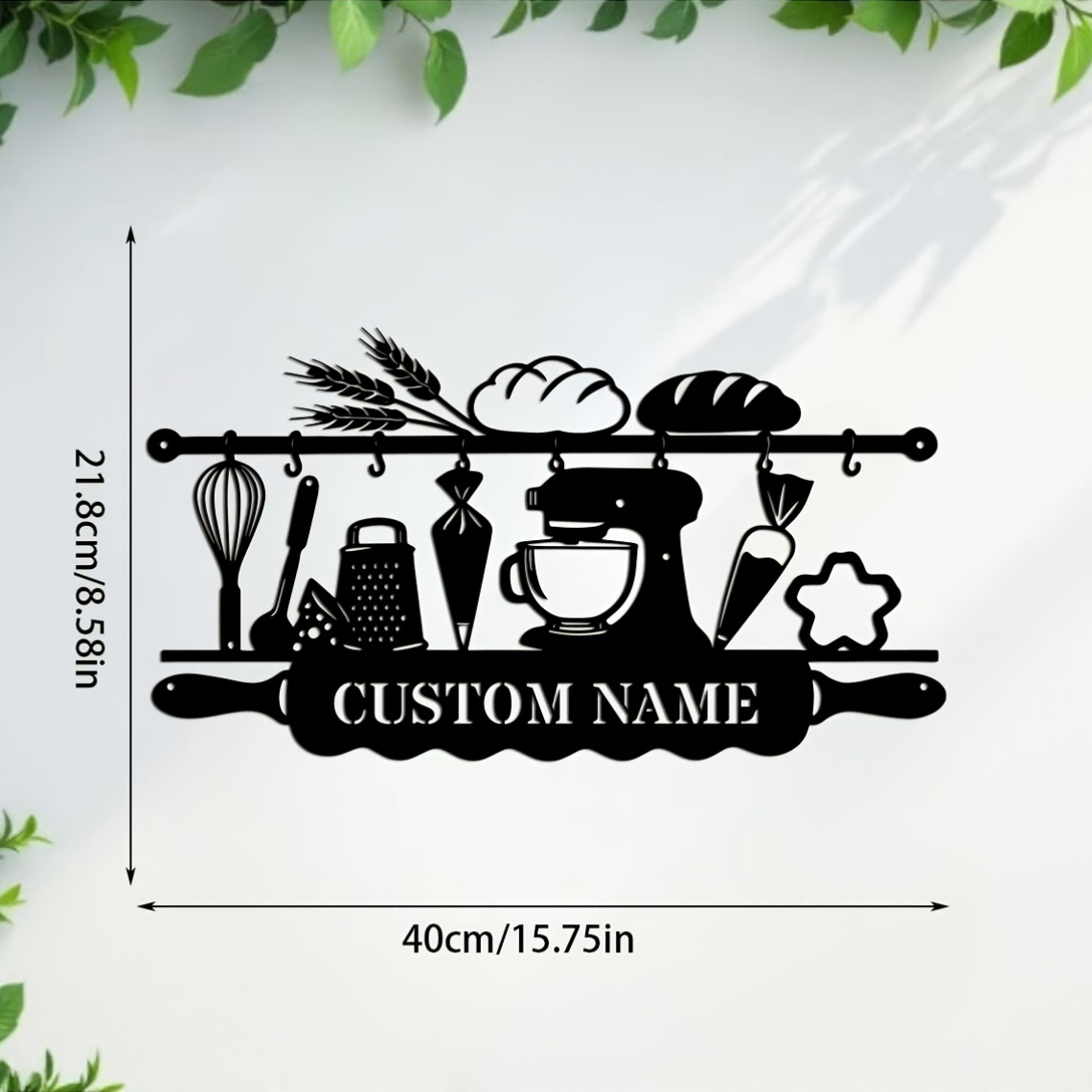 Personalized Kitchen Iron Wall - Kitchen With Baking Area recension och pris