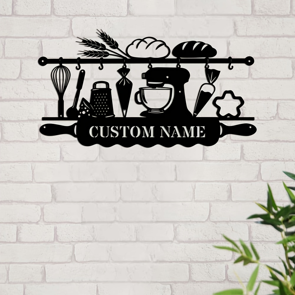 Personalized Kitchen Iron Wall - Kitchen With Baking Area recension och pris